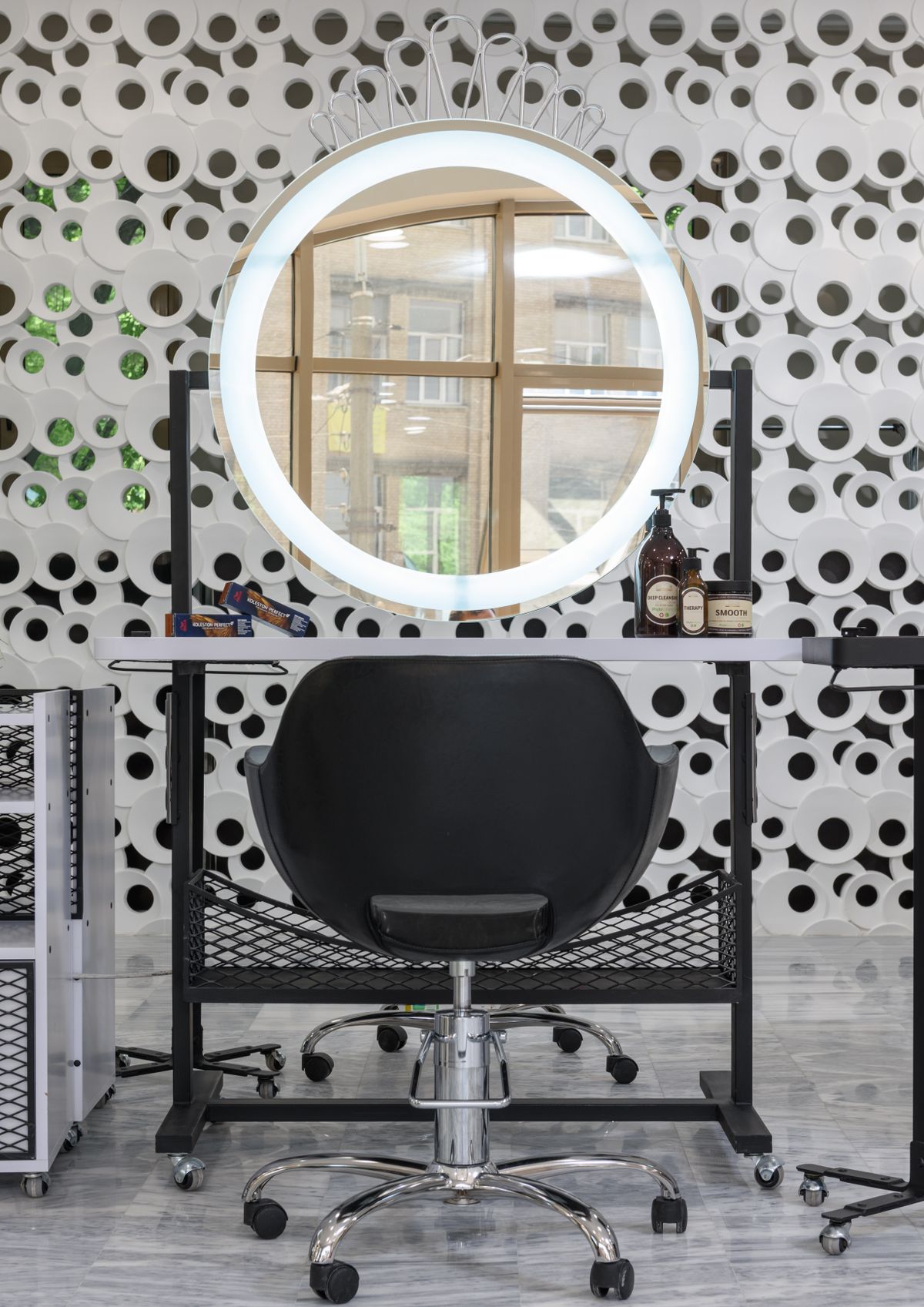 Salon çalışma alanı